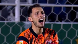 Manuel Roffo, determinante en el triunfo de Instituto ante Banfield (Captura de tv).