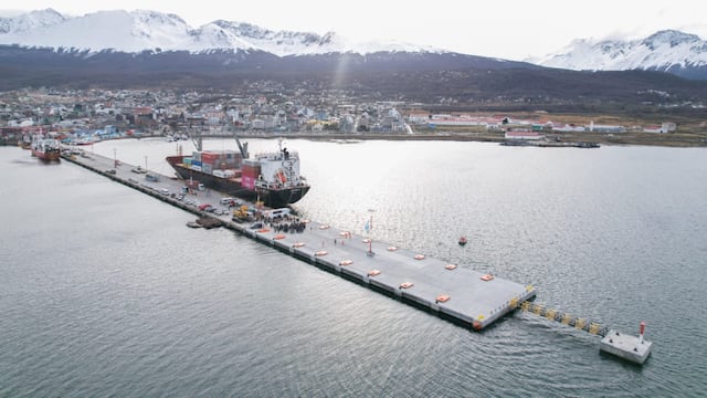 Ampliación del muelle del Puerto de Ushuaia