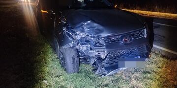 Un motociclista resultó herido tras un accidente de tránsito