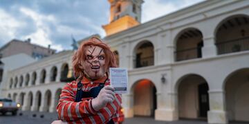 Luis tiene 45 años, vino desde San Juan y se enamoró de Salta.