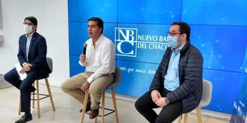 El anunció fue realizado esta mañana por el gobernador de la provincia, el ministro de economía y el presidente del Banco.