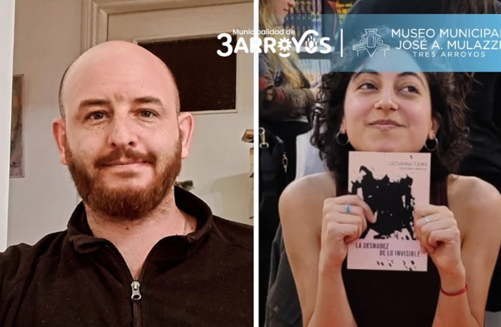 Matías Cirone y Giovanna Tumini presentan sus libros en el Museo Mulazzi de Tres Arroyos