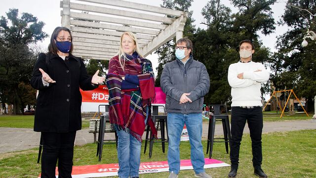 Margarita Stolbizer, de campaña en Azul