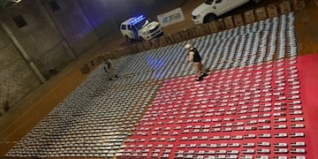 Incautan un millonario cargamento de cigarrillos de contrabando en San Javier.