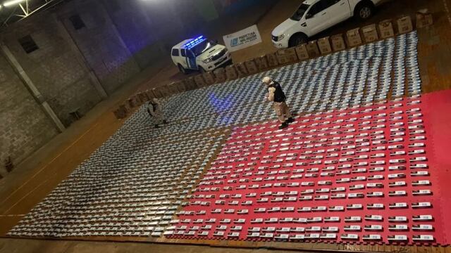 Incautan un millonario cargamento de cigarrillos de contrabando en San Javier.
