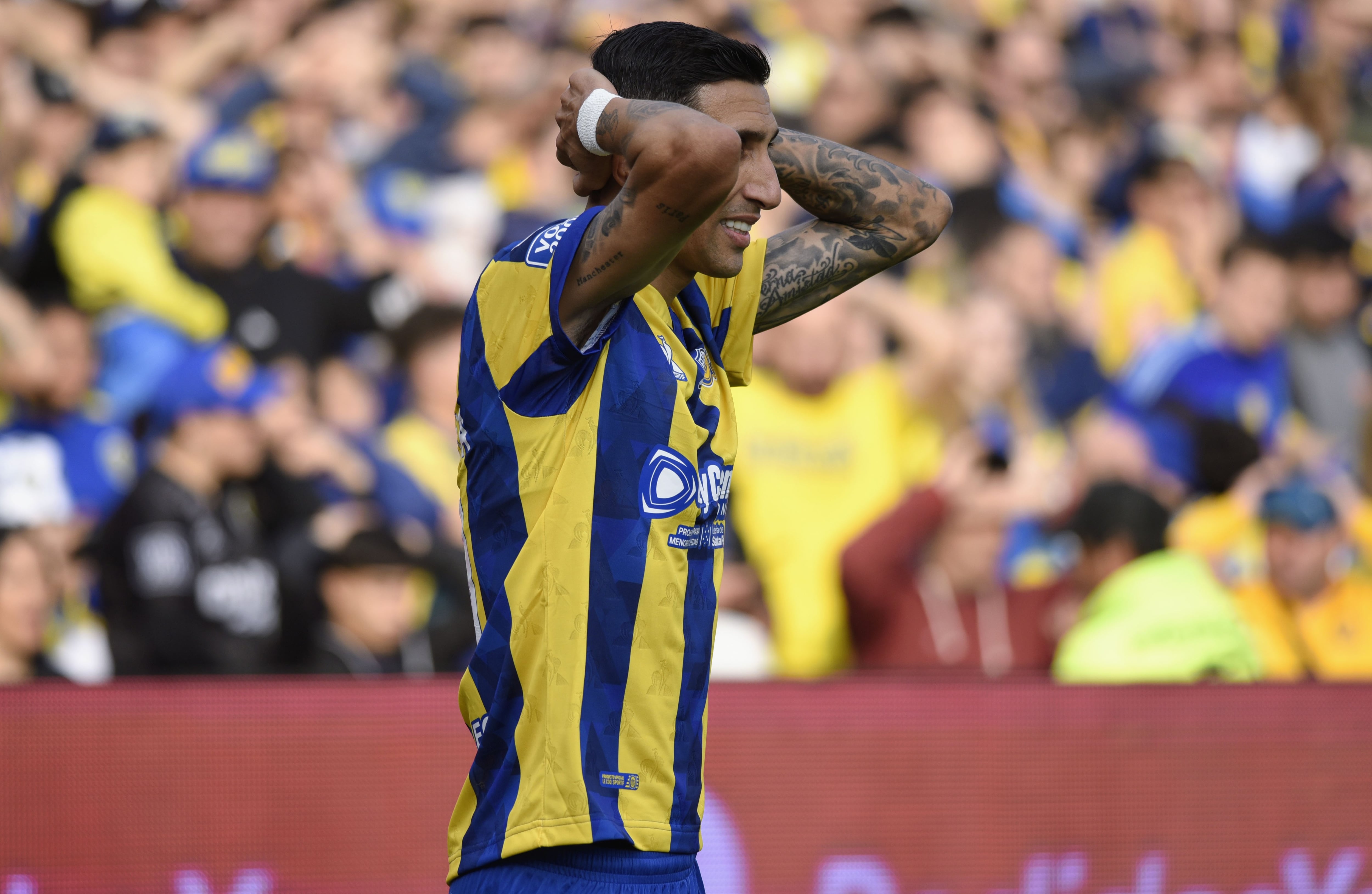 Angel Di María en su regreso a Rosario Central. (Fotobaires).