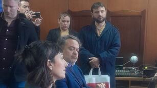 Gianni y Grabois durante la audiencia