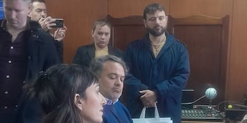 Gianni y Grabois durante la audiencia
