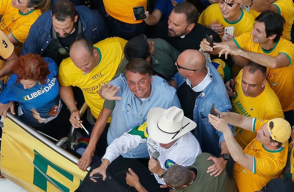 Tensión en Brasil: multitudinarias marchas pro Bolsonaro en el día de la independencia