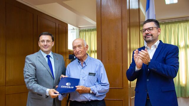 Antonio Fassi fue reconocido por el Concejo Municipal