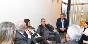 Scioli y Amaya se reunieron con el sector empresarial.