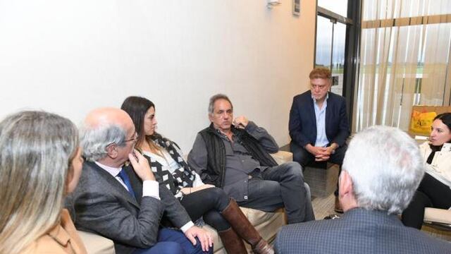 Scioli y Amaya se reunieron con el sector empresarial.