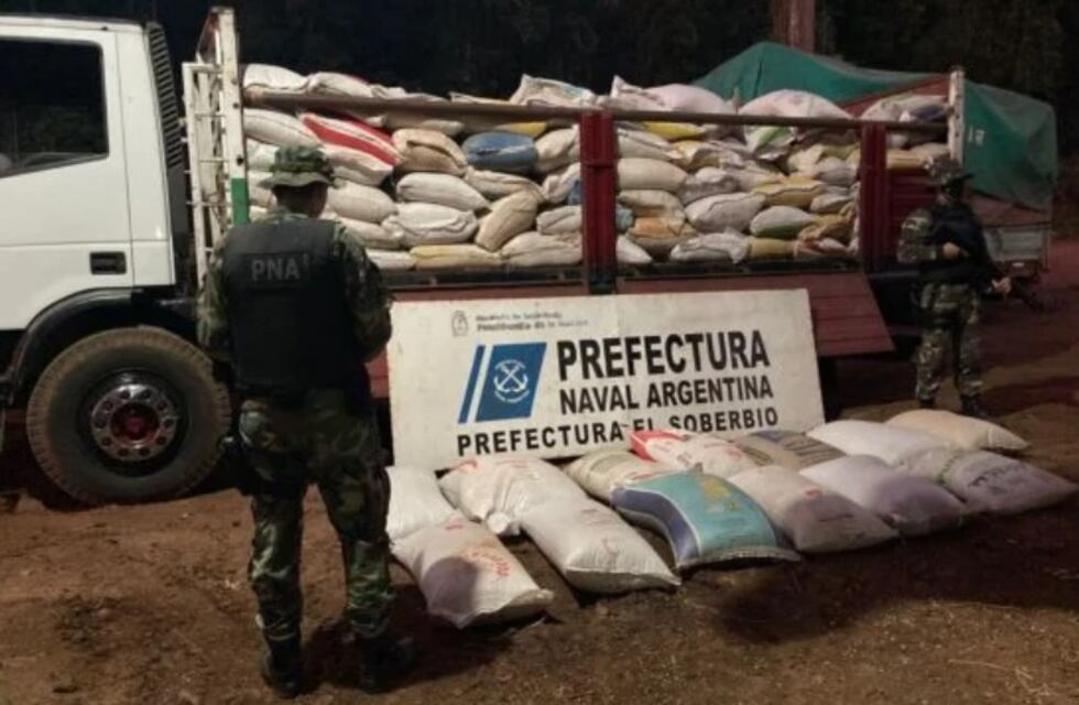 Casi 12 toneladas de soja ilegal fueron incautadas en El Soberbio