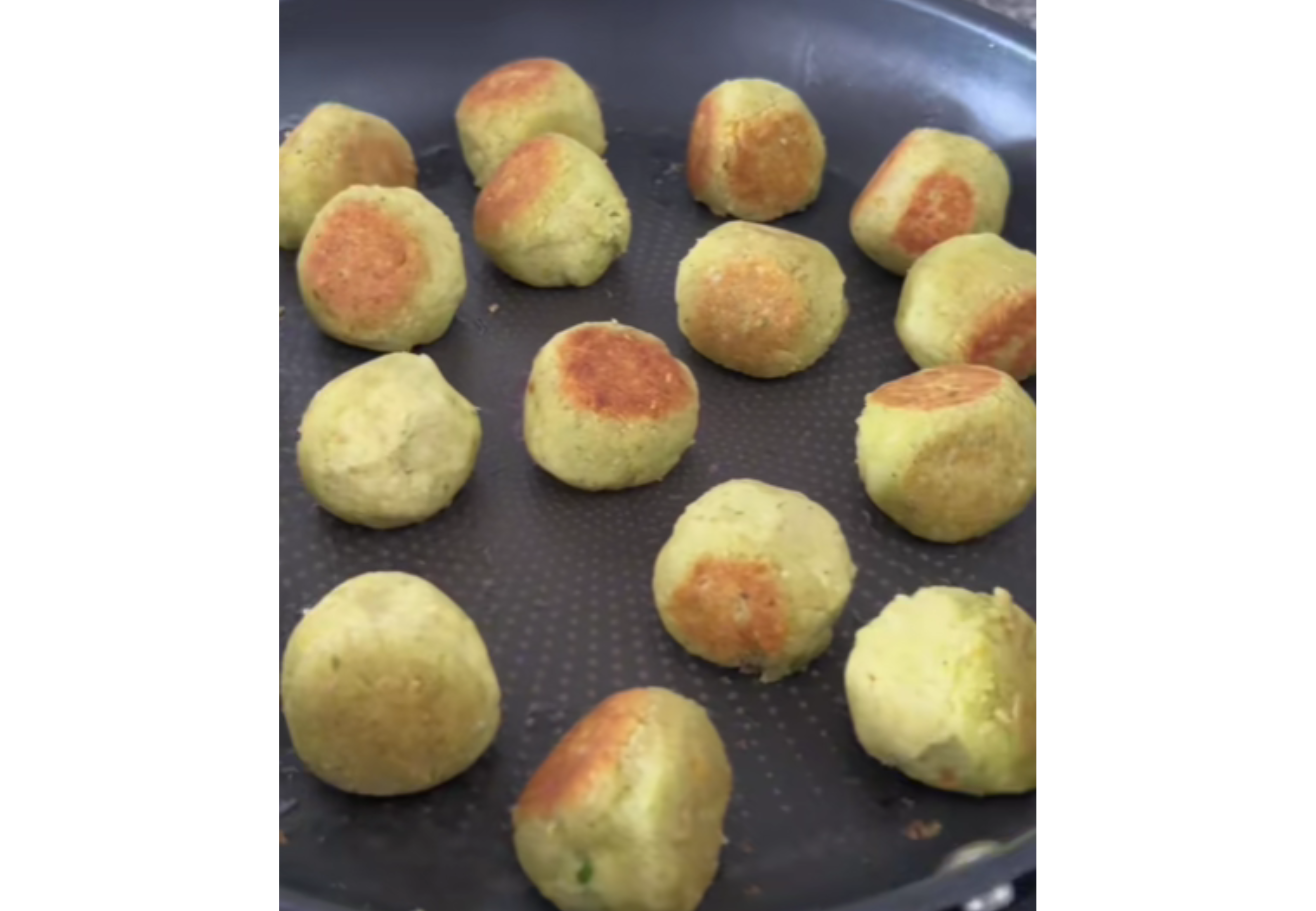 En simples pasos, se consigue un falafel exquisito.