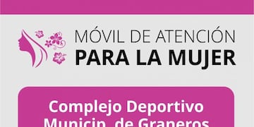 El tráiler de Atención a la Mujer estará brindando atención en Graneros.