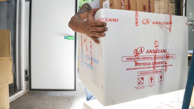 Llegó a Mendoza la segunda tanda de vacunas Sputnik V