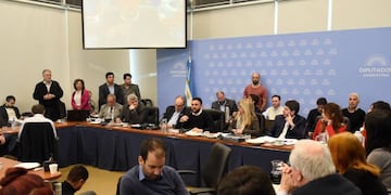 El plenario de comisiones trató este jueves la Ley de Humedales.