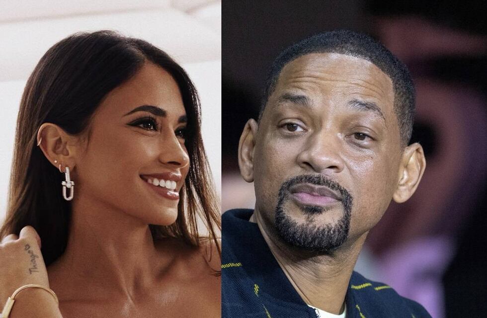 Antonela Roccuzzo y Will Smith tuvieron una charla estelar en el debut de Inter Miami