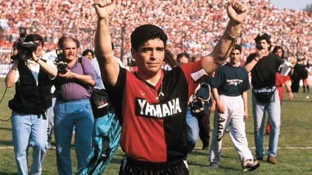 El ídolo mundial vistió la camiseta rojinegra entre 1993 y 1994.