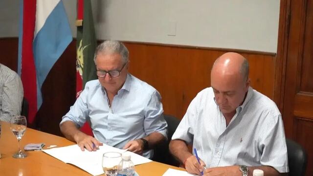 Salto Grande firmó un nuevo convenio con la Liga Concordiense de Fútbol