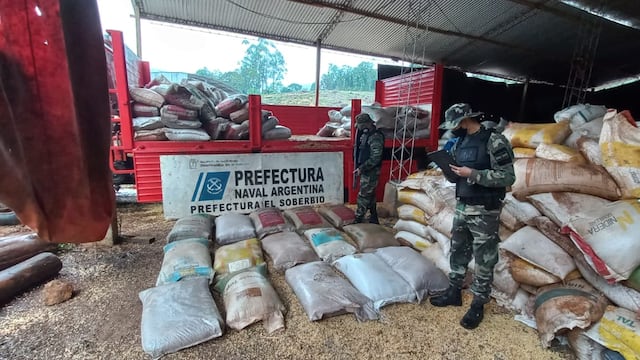 El Soberbio: vuelven a incautar toneladas de soja ilegal.