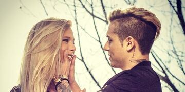 La conductora y el artista compartieron varias fotos en redes sociales entre 2017 y 2018. (@francofernandez_ff)