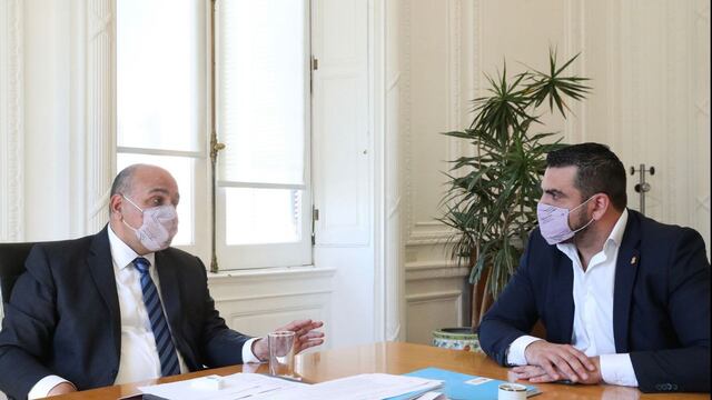 El intendente de Ushuaia Walter Vuoto mantuvo en Casa Rosada una reunión con el jefe de Gabinete de Ministros, Juan Manzur.