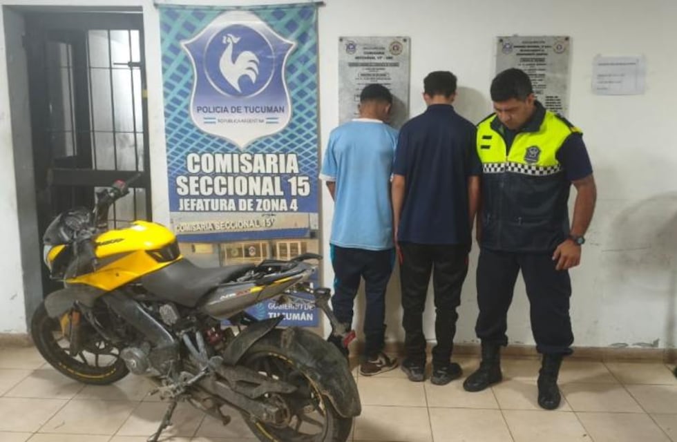 La Policía recuperó una moto robada y aprehendió a dos menores
