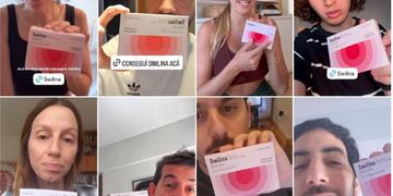 Distintos influencers promocionando Swilina.