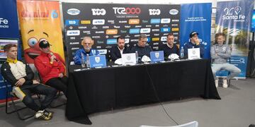Conferencia de prensa presentando la carrera del TC2000 en Rafaela