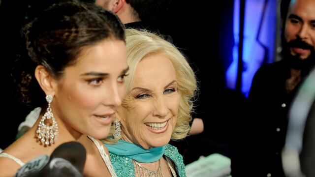 Juana Viale, en la previa de l ceremonia del "Martín Fierro" de 2017. (La Voz/ Archivo)