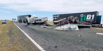 Así quedaron los vehículos tras el fatal accidente al sur de Córdoba.