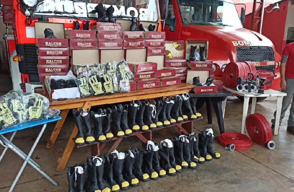 Bomberos Voluntarios recibió nuevo equipamiento