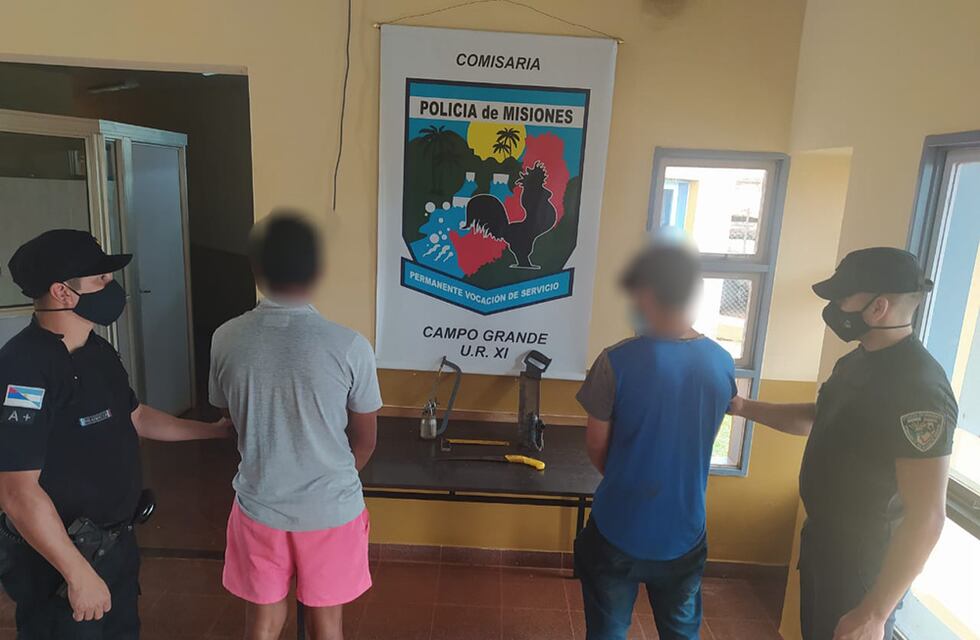 Campo Grande: jóvenes detenidos por dos robos
