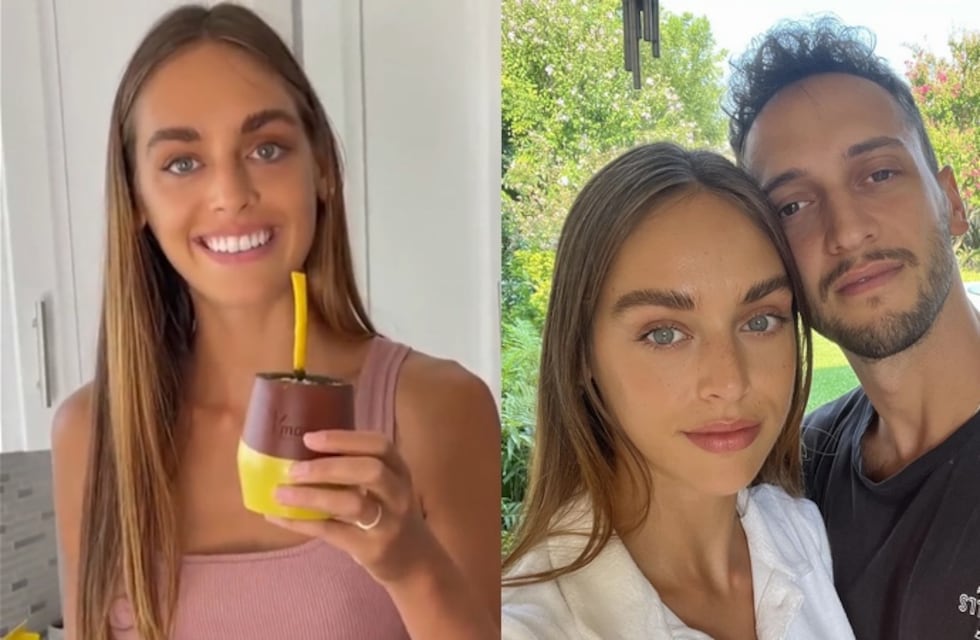 La pareja viral de TikTok “Medialuncita” lanzó una yerba mate y causaron polémica en Twitter