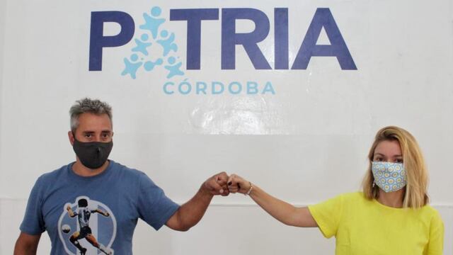 Martín Fresneda y la diputada Gabriela Estévez (presidenta), están al frente de la Casa Patria. (Twitter)