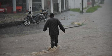 Fuertes lluvias en diferentes puntos de la provincia de Córdoba. (Facundo Luque / La Voz / Ilustrativa)