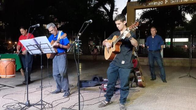 Eldorado: con un festival en la plaza Sarmiento celebraron el Día de Santa Cecilia.