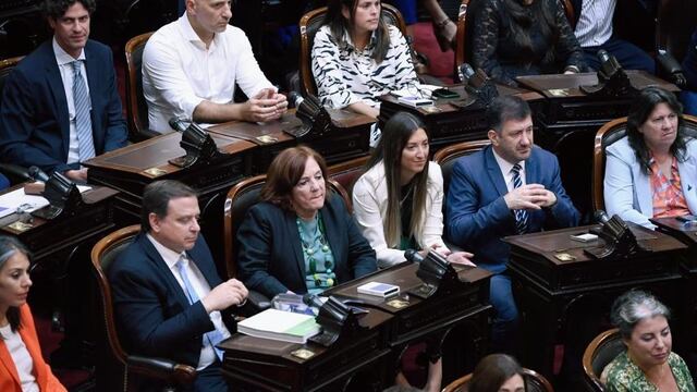 El bloque Unidad Federal, conformado por exintegrantes del Frente de Todos y la schiarettista Alejandra Vigo. Foto: La Voz.