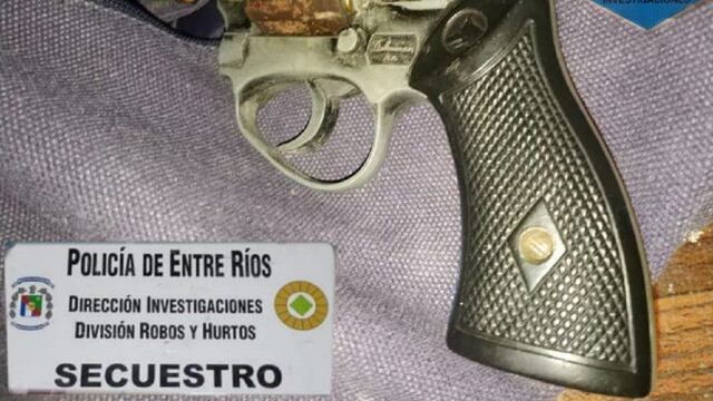 Secuestraron un revólver calibre 22.