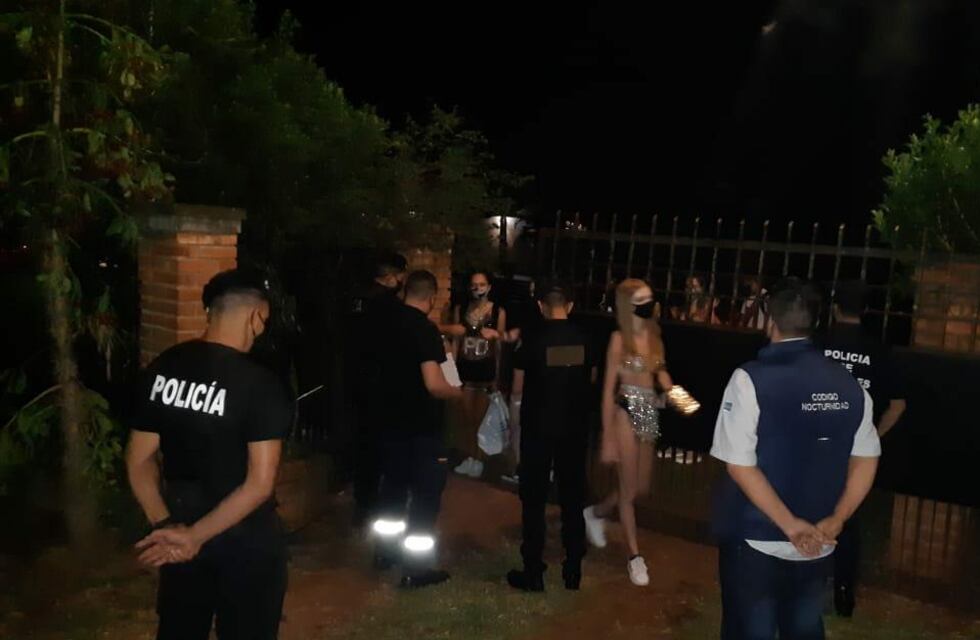 Eldorado: la Policía intervino en una fiesta clandestina  con varios menores