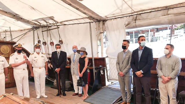 Autoridades participaron de las actividades por el Día de la Antártida.