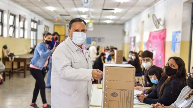 El gobernador de La Rioja ya votó.