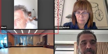 El descuido de Mauricio Macri durante una reunión por Zoom con Juntos por el Cambio