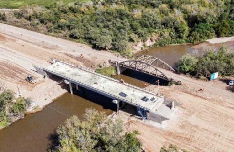 Gran avance en el puente que reemplazará a “La Argentina” que une La Para y Toro Pujio