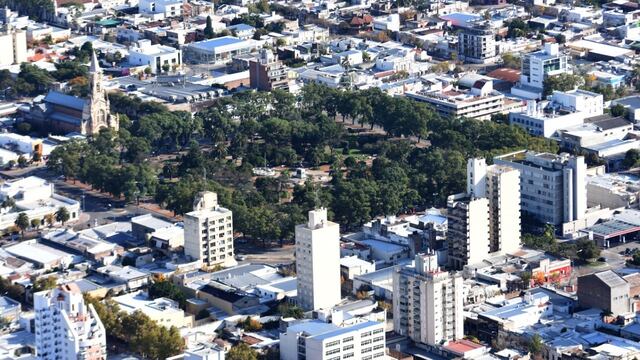 Vista aérea de Rafaela