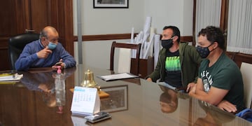 Sánchez se reunió con la Asociación de Guardavidas de Tres Arroyos