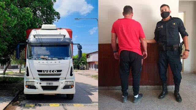 Detuvieron a un camionero que fingió un robo.