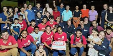 Inauguran el nuevo cuartel de Bomberos Voluntarios en San Antonio.