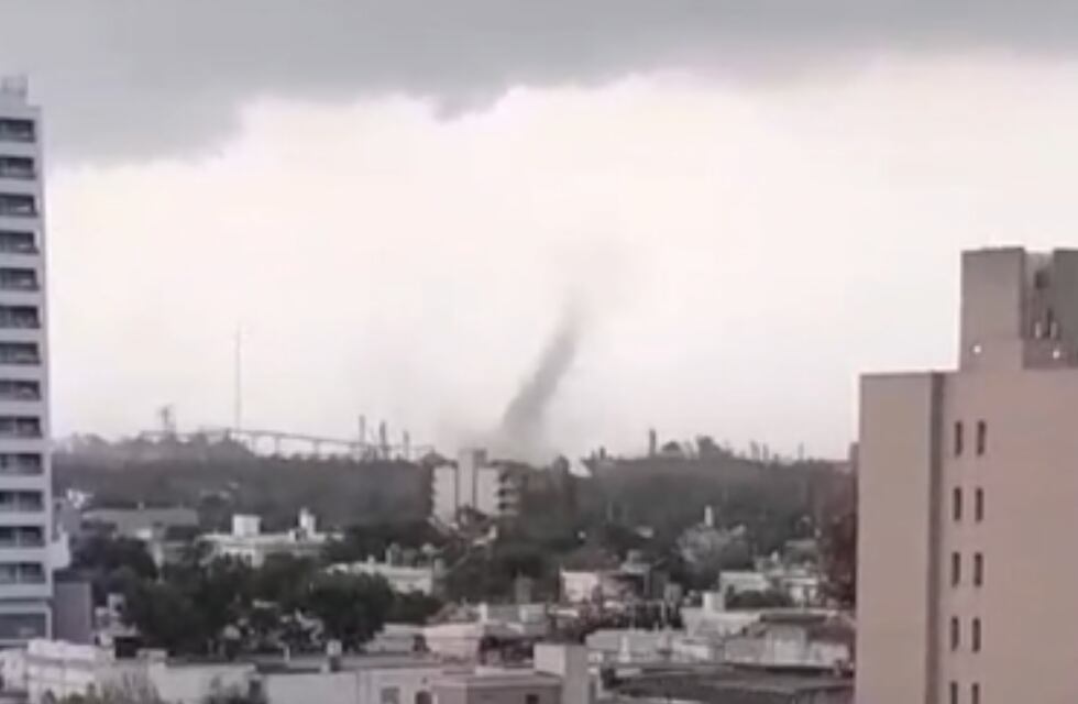 En medio de un alerta por tormentas, se produjo un tornado en una localidad de Córdoba